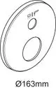 IS-Rosette-d163mm-Chrom-A861260AA gallery number 1